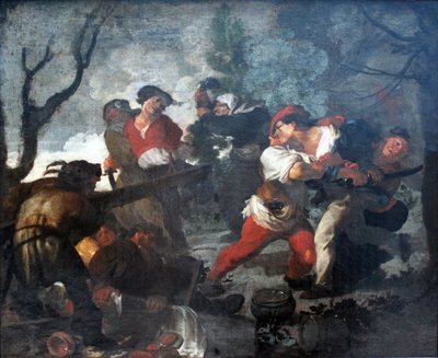 Peasant Quarrel by Unbekannt Unbekannt